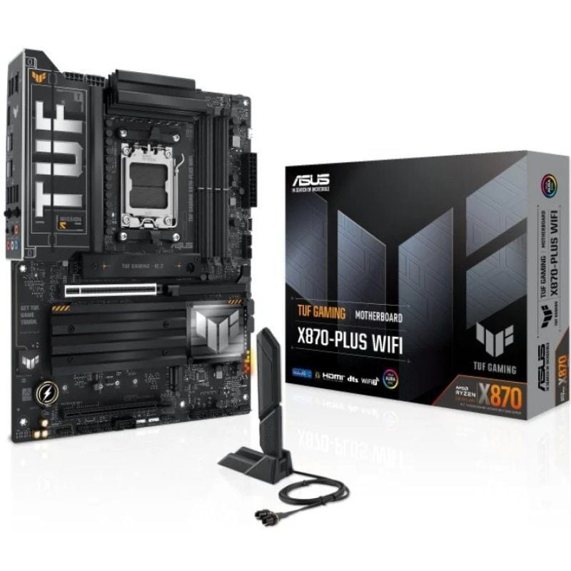 Placa Base Asus TUF GAMING X870-PLUS WIFI/ Socket AM5/ DDR5/ PCIe 5.0 4711387723609 90MB1IU0-M0EAY0 ASU-PB TUF GAM X870-P WI Placa Base Asus TUF GAMING X870-PLUS WIFI/ Socket AM5/ DDR5/ PCIe 5.0 4711387723609 90MB1IU0-M0EAY0 ASU-PB TUF GAM X870-P WI