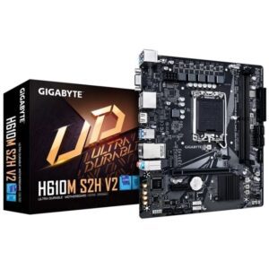 Placa Base Gigabyte H610M S2H V2 Socket 1700/ DDR5/ PCIe 4.0/ Micro ATX 4719331859817 9M61M2H52-00-10 GIG-PB H610M S2H V2