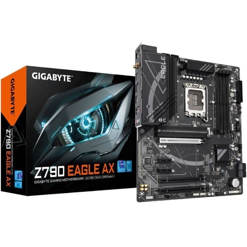 Placa Base Gigabyte Z790 EAGLE AX Socket 1700/ DDR5/ PCIe 5.0 4719331860998 9MZ79EGLX-00-10 GIG-PB Z790 EAGLE AX