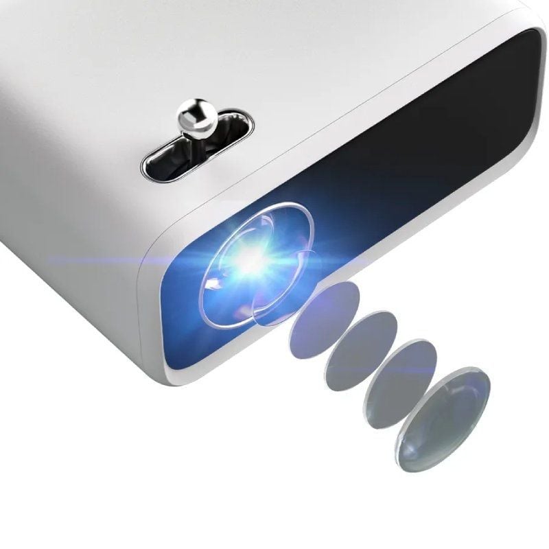 Proyector Wanbo Mini Pro/ 250 Lúmenes/ HD/ HDMI/ Blanco - Imagen 4