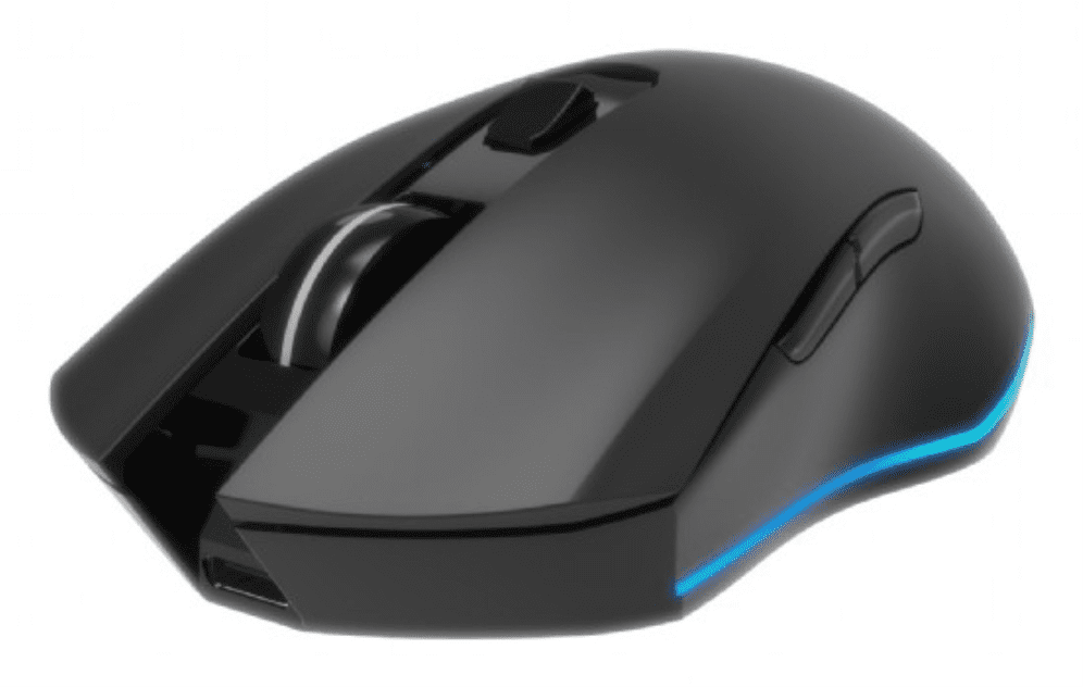 RATON GAMING GEMBIRD RGB INALAMBRICO RECARGABLE DE 6 BOTONES "FIREBOLT" NEGRO 8716309133210 MUSGW-6BL-02