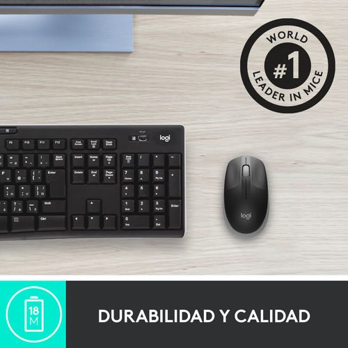 RATON LOGITECH M190 INALAMBRICO NEGRO/GRIS - Imagen 9