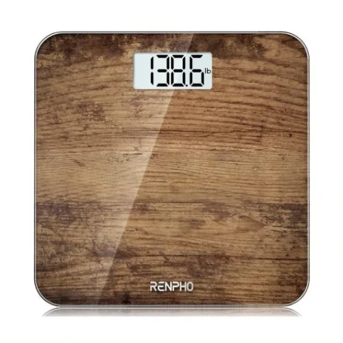 RENPHO CORE 1S - BODY WEIGHT SCALE - LARGE SCREEN - 3AAA - 10.2X10.2X0.87INCH - BROWN 4897122200304 | P/N: PEU-BG260R-WD-N1 | Ref. Artículo: 1400941