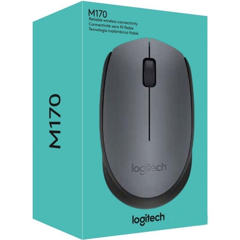 Ratón Inalámbrico Logitech M170/ Hasta 1000 DPI/ Gris - Imagen 4
