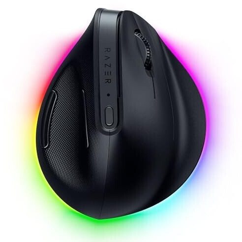 Razer Pro Click V2 Vertical ratón Universal mano derecha RF Wireless + Bluetooth + USB Type-C Óptico 30000 DPI - Imagen 6
