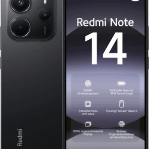 SMARTPHONE REDMI NOTE 14 4G 6GB/128GB NEGRO 6932554408008 MZB0J01EU