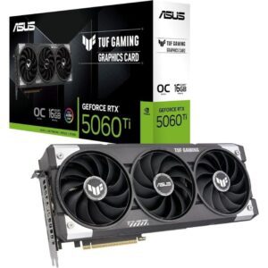 Tarjeta Gráfica Asus TUF Gaming GeForce RTX 5060 Ti OC/ 16GB GDDR7 4711387994382 90YV0MG0-M0NA00 ASU-GF TUF RTX5060TI OC 16G
