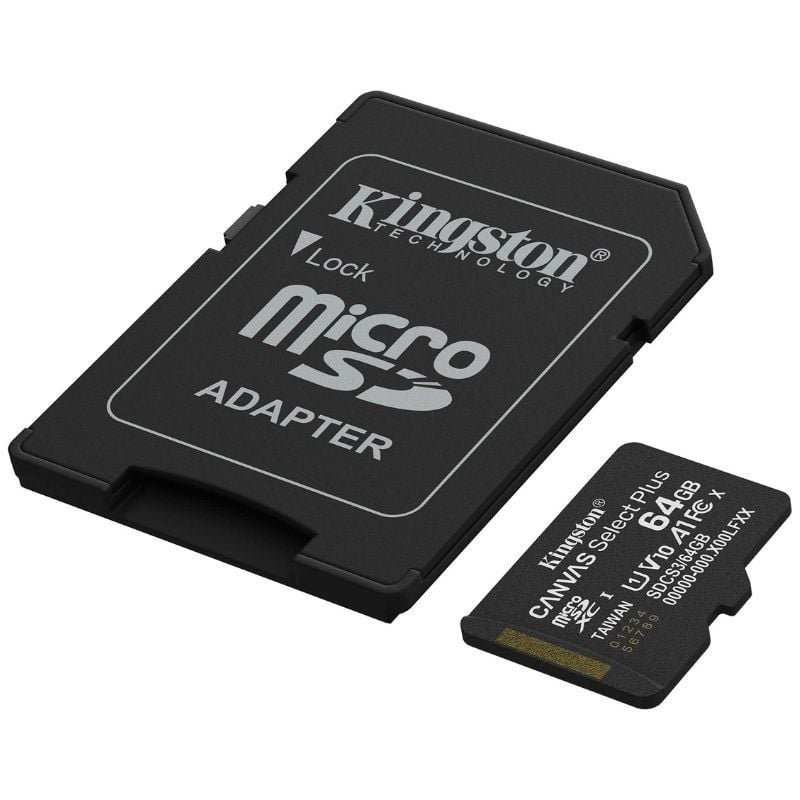 Tarjeta de Memoria Kingston CANVAS Select Plus 64GB microSD XC con Adaptador/ Clase 10/ 100MBs - Imagen 2
