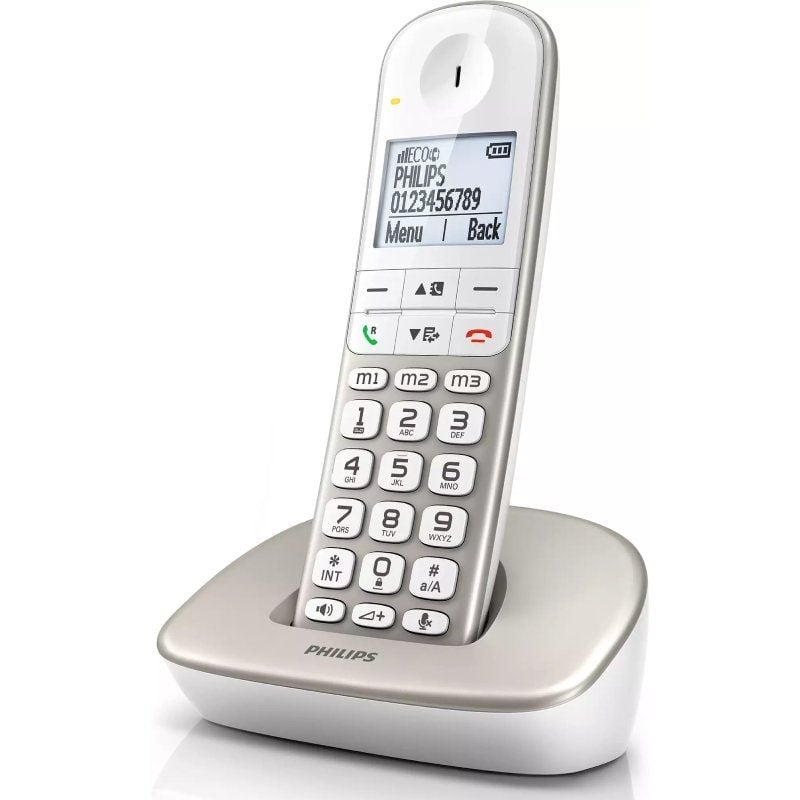 Telefono-Inalambrico-Philips-XL4901S23-Plata-y-Blanco-6951613999387-XL4901S23-PHIL-TEL-XL4901S-1 Telefono-Inalambrico-Philips-XL4901S23-Plata-y-Blanco-6951613999387-XL4901S23-PHIL-TEL-XL4901S-1
