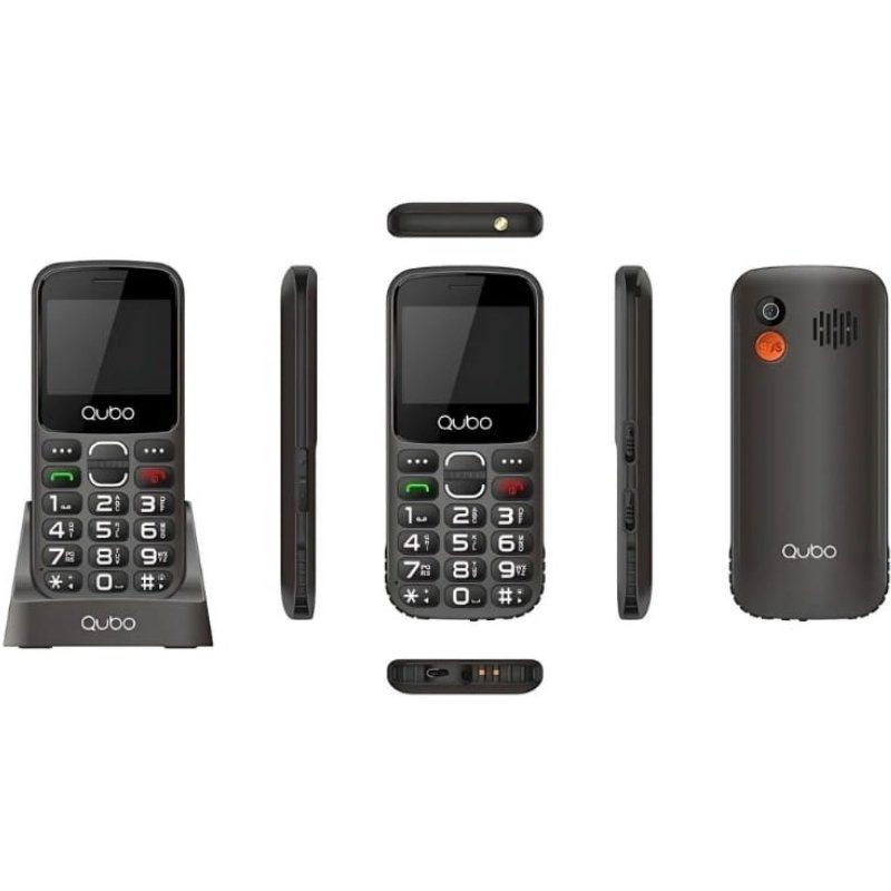 Teléfono Móvil Qubo X-230BKC 4G para Personas Mayores/ Negro - Imagen 4