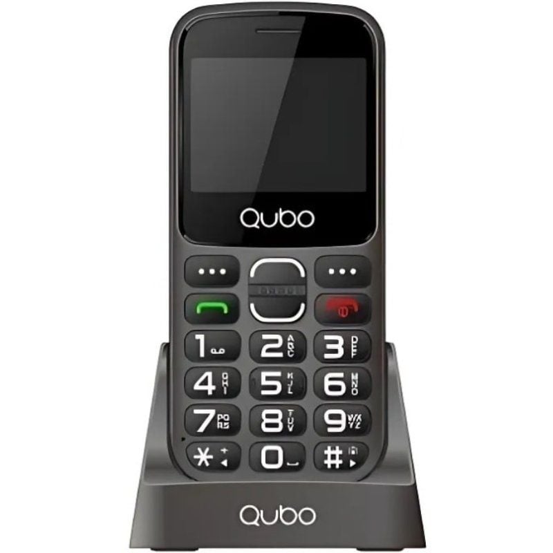 Teléfono Móvil Qubo X-230BKC 4G para Personas Mayores/ Negro 6944762701598 X-230BKC 4G QUB-TEL X-230BKC 4G BK