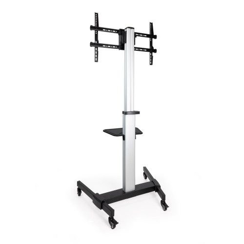 TooQ Hera Soporte de Suelo de Aluminio con Ruedas para Pantalla 37"-86" - Imagen 4