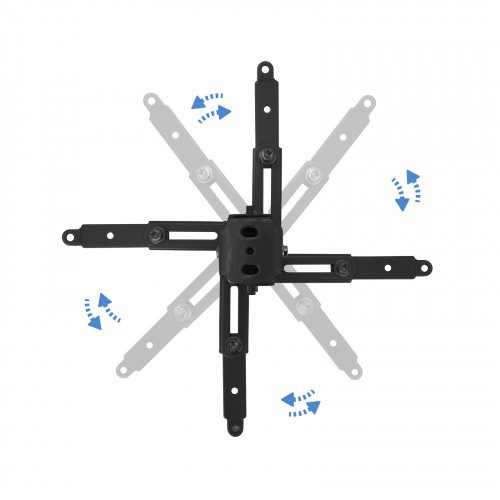 TooQ SOPORTE UNIVERSAL INCLINABLE DE TECHO PARA PROYECTOR NEGRO - Imagen 4