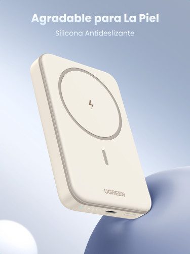 Ugreen 25208 batería externa 10000 mAh Cargador inalámbrico Beige - Imagen 21