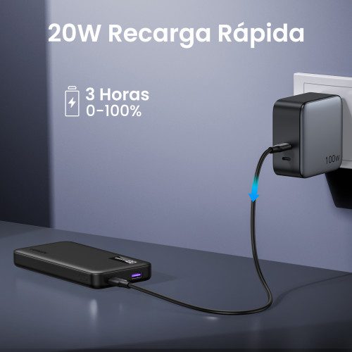 Ugreen 25742 batería externa Ión de litio 10000 mAh Negro - Imagen 16
