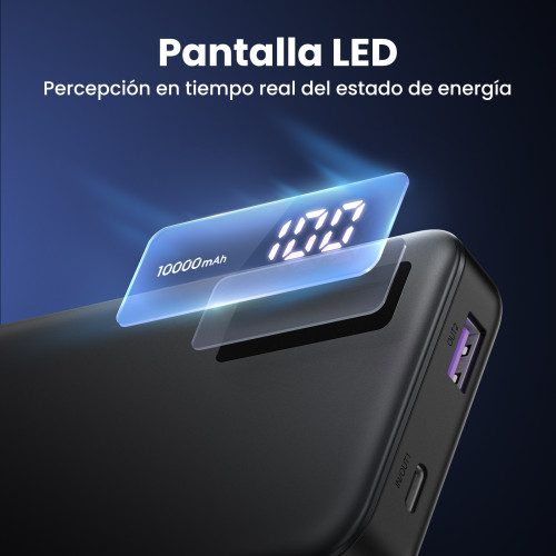 Ugreen 25742 batería externa Ión de litio 10000 mAh Negro - Imagen 17