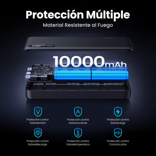 Ugreen 25742 batería externa Ión de litio 10000 mAh Negro - Imagen 19