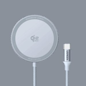 Ugreen MagFlow Smartphone Gris USB Cargador inalámbrico Auto 6941876259595 | P/N: 55959 | Ref. Artículo: 1402166