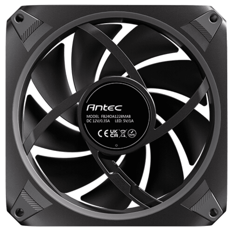VENTILADOR CPU ANTEC ORBIT ARGB 3X VENT REVERSE 120MM RGB NEGRO 0761345400596 0-761345-40059-6