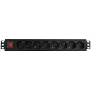 WP WPN-PDU-G01-08 unidad de distribución de energía (PDU) 1.5U Negro 8 salidas AC 8056045871442 | P/N: WPN-PDU-G01-08 | Ref. Artículo: 52314