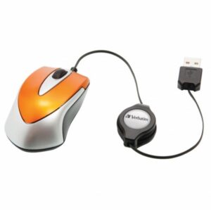 0023942490234 | P/N: 49023 | Cod. Artículo: DSP0000035377 Raton verbatim go mini naranja