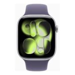 0195950464283 | P/N: MEV94QL/A | Cod. Artículo: DSP0000036636 Smartwatch apple watch series 11 gps 46mm silver case purple mist sport band s - m