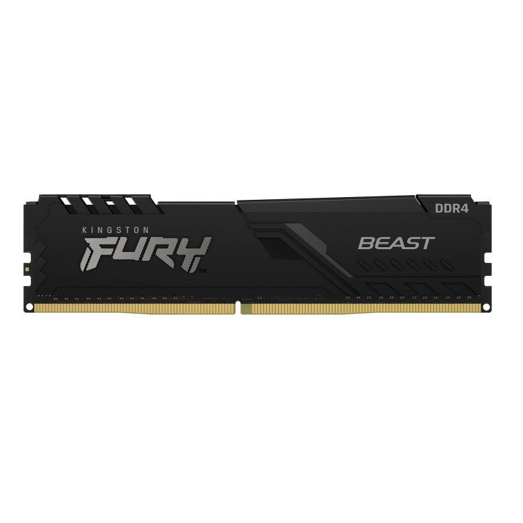 Memoria ram ddr4 32gb 2x16gb kingston - 3200mhz - pc4 - 25600 - fury beast - negro - Imagen 3
