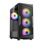 0761345100694 | P/N: 0-761345-10069-4 | Cod. Artículo: DSP0000020137 Caja ordenador gaming antex ax61 micro atx argb  cristal templado negro