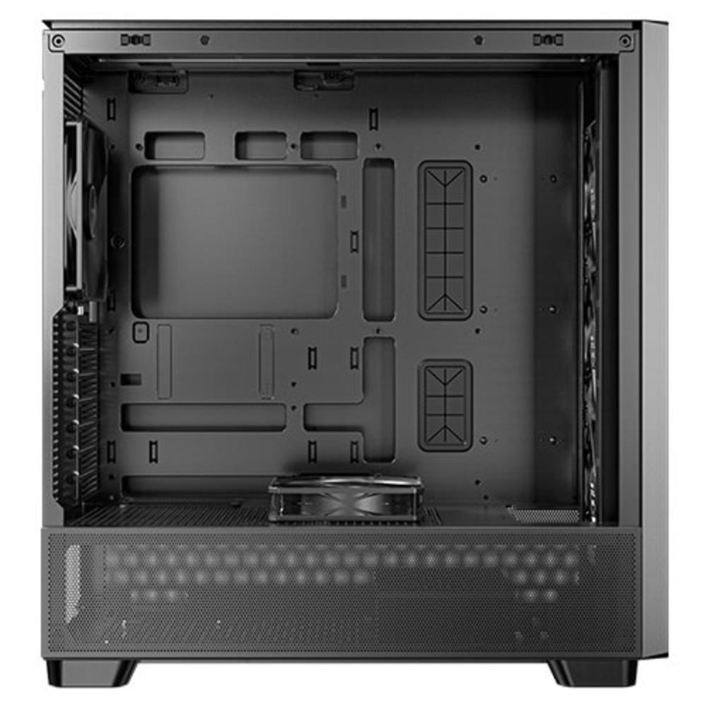 Caja ordenador gaming antec flux atx plastico negro - Imagen 4