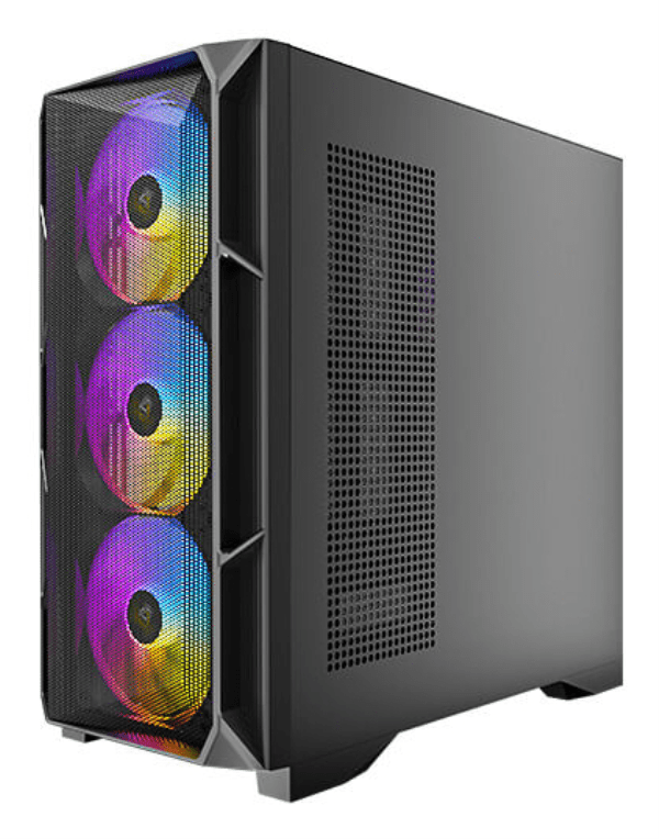 Caja ordenador gaming antec ax - 1000 atx argb cristal templado negra - Imagen 3