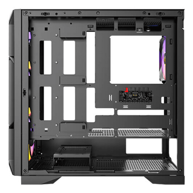 Caja ordenador gaming antec ax - 1000 atx argb cristal templado negra - Imagen 4