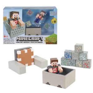 0887961929430 | P/N: GVL55 | Cod. Artículo: DSP0000007225 Figura mattel minecraft vagoneta explosiva lanza y choca