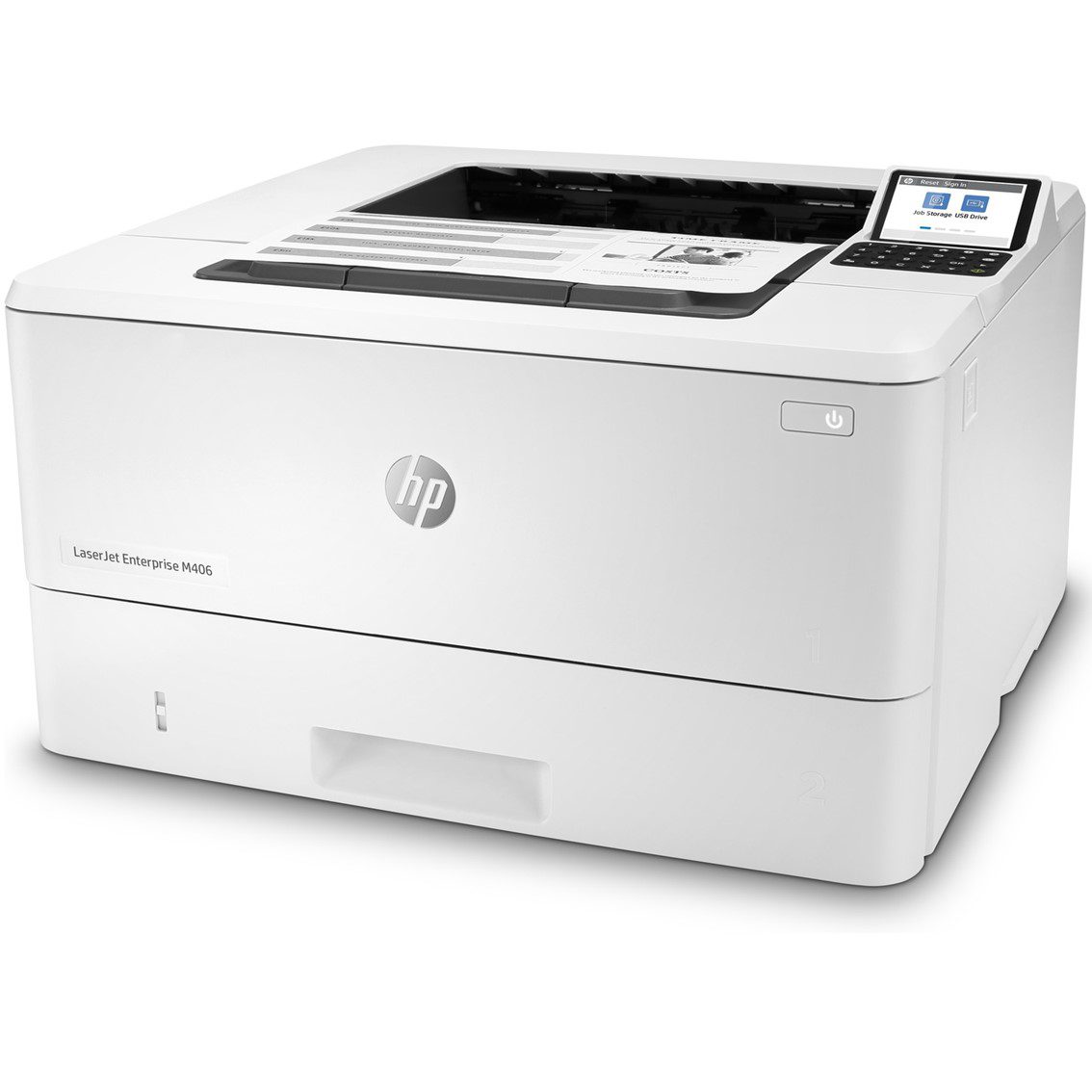 Impresora hp laser monocromo laserjet enterprise m406dn a4 - 38ppm - usb - red - duplex impresion - Imagen 2