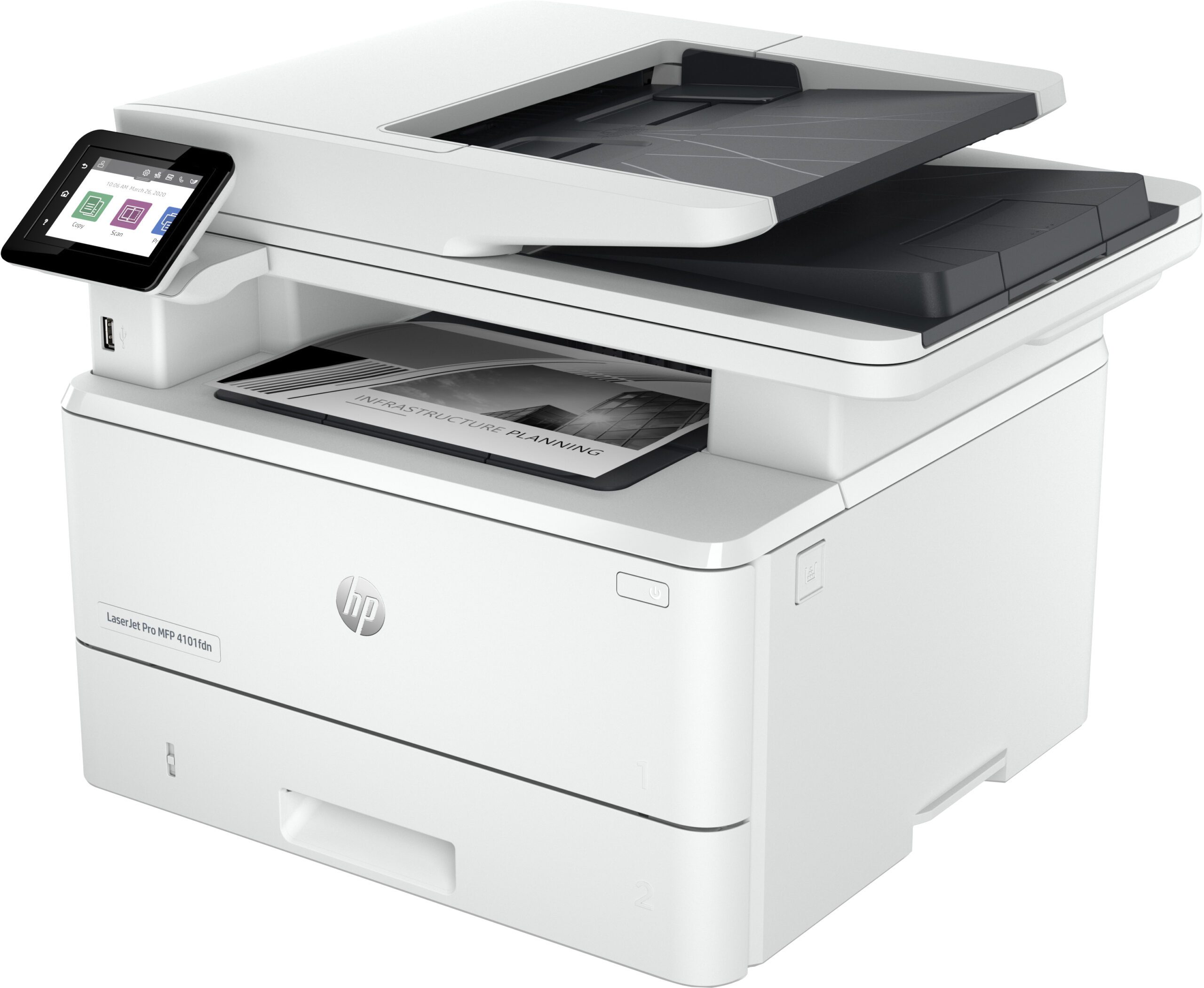 Multifuncion laser hp laserjet pro 4102fdn monocromo duplex - Imagen 2