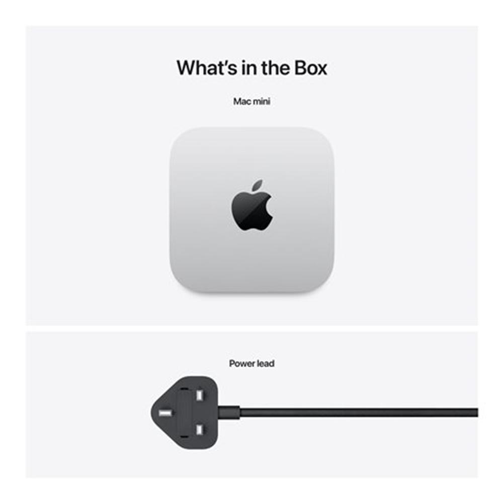 Ordenador apple mac mini silver m4 chip m4 10c 16gb ssd 512gb - Imagen 2