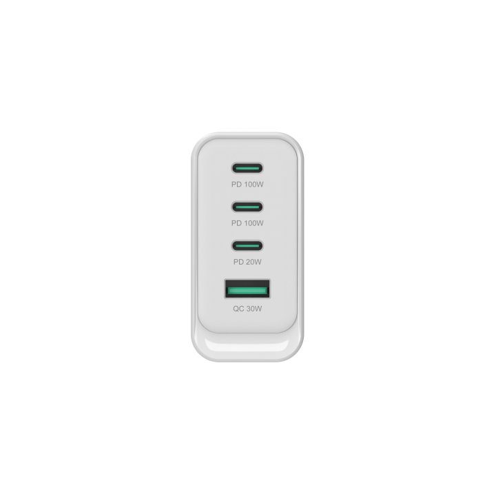 Cargador de pared conceptronic althea22w100 100w 3x usb tipo c 1x usb tipo a blanco - Imagen 3