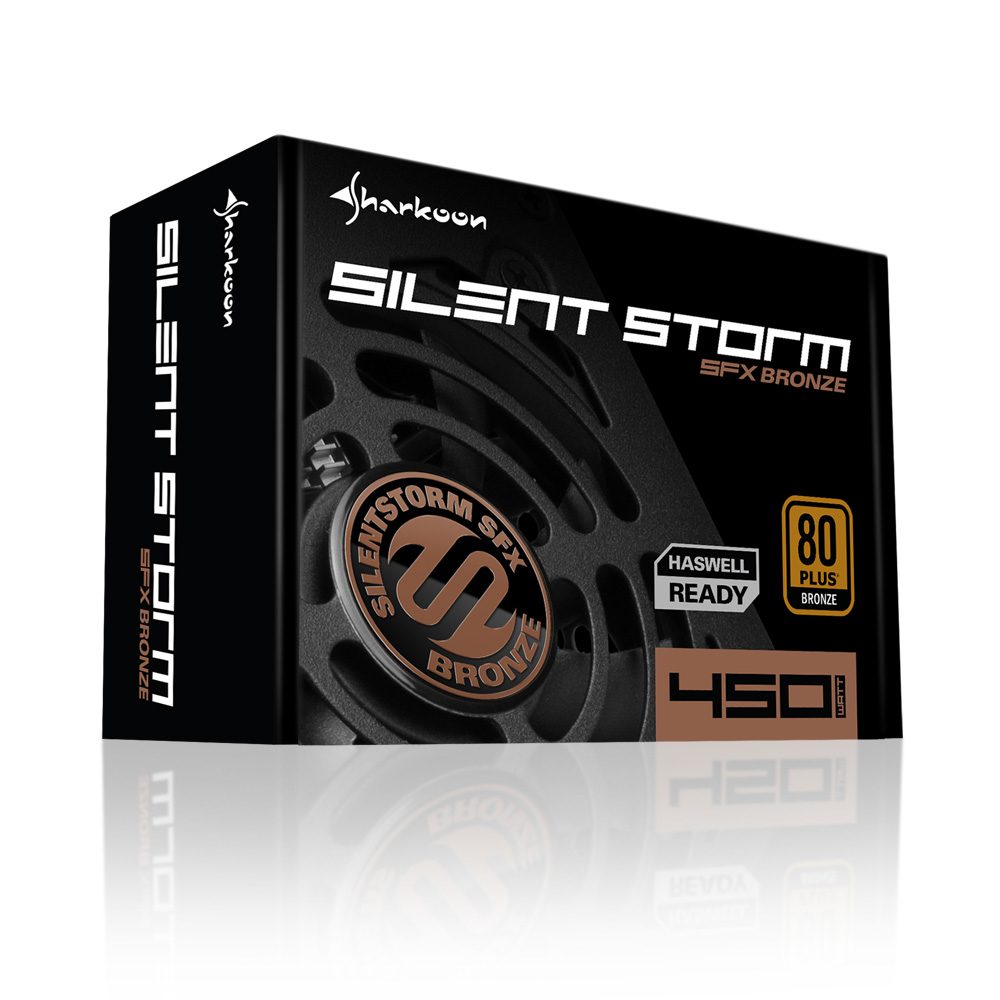 Fuente alimentacion sharkoon silentstorm sfx - l 450w - Imagen 3
