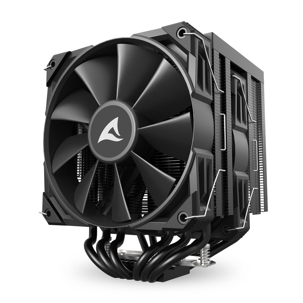 Ventilador cpu sharkoon a60 120mm negro - Imagen 2