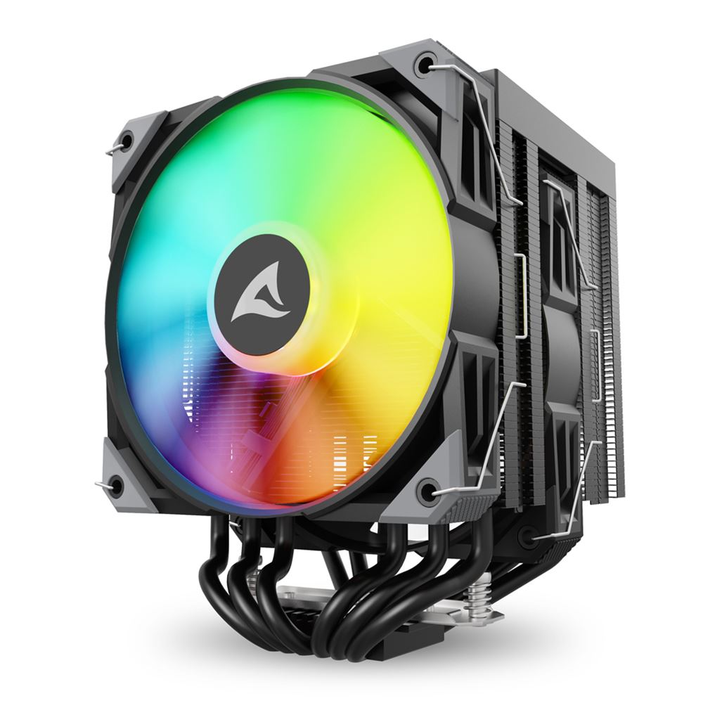 Ventilador cpu sharkoon a60 rgb 120mm negro - Imagen 2