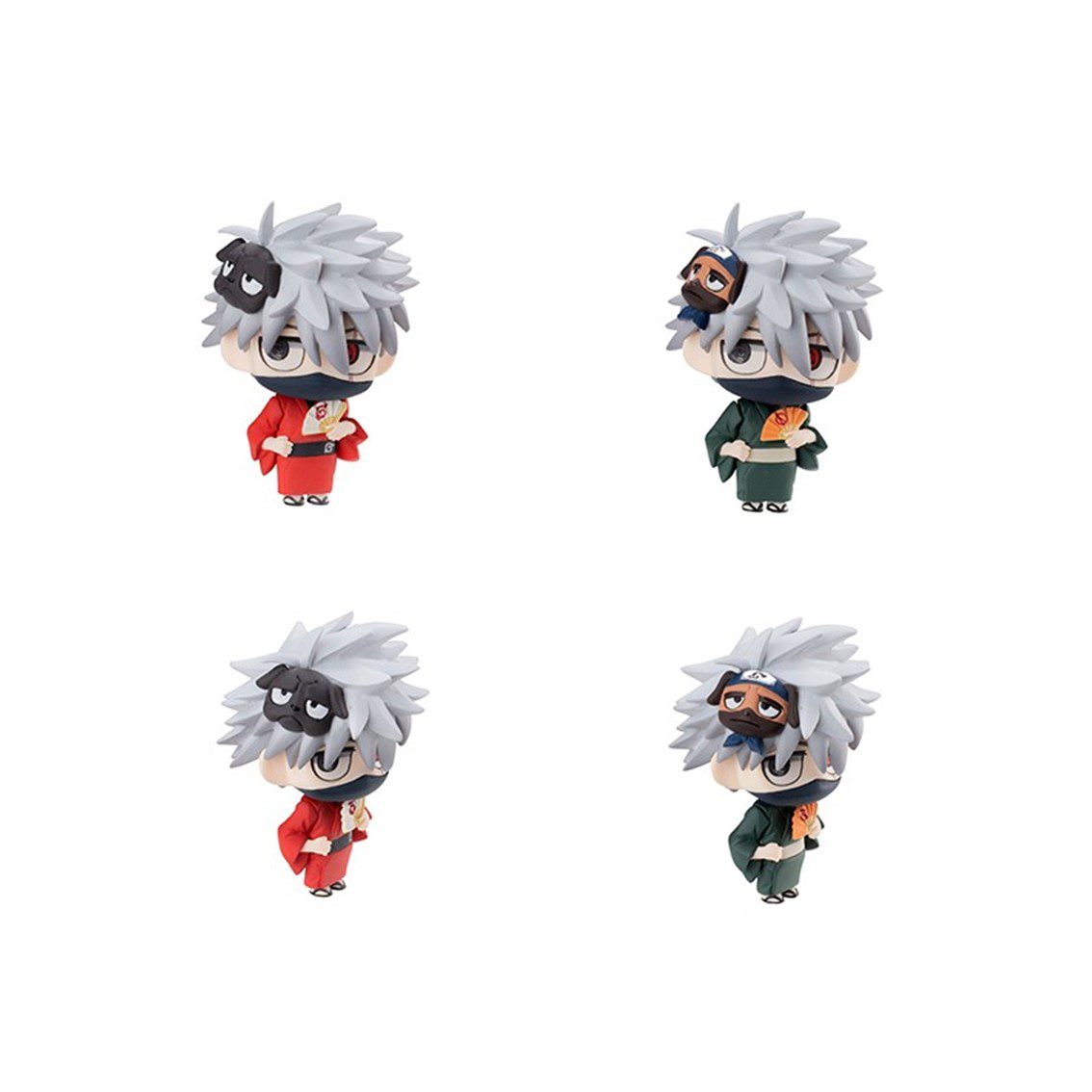 Set figuras megahouse naruto shippuden petit chara land 10th anniversary - Imagen 5