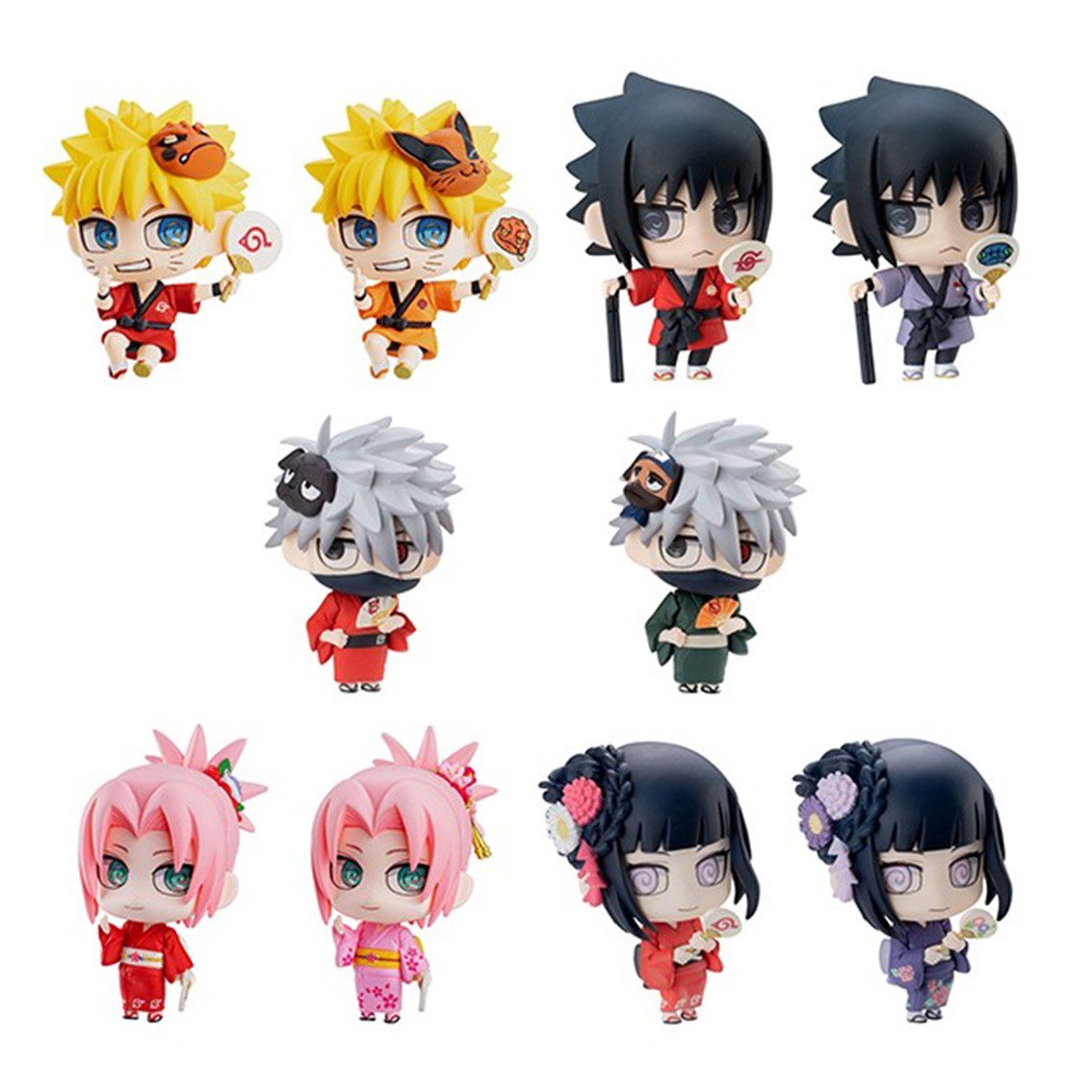 4535123830976 | P/N: MR830976 | Cod. Artículo: MGS0000009544 Set figuras megahouse naruto shippuden petit chara land 10th anniversary