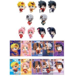 4535123832079 | P/N: MR832079 | Cod. Artículo: MGS0000009546 Set figuras con postales megahouse naruto shippuden petit chara land 10th anniversary