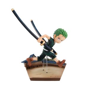 4535123835575 | P/N: MH835575 | Cod. Artículo: MGS0000019077 Figura megahouse gem series one piece zoro run run run
