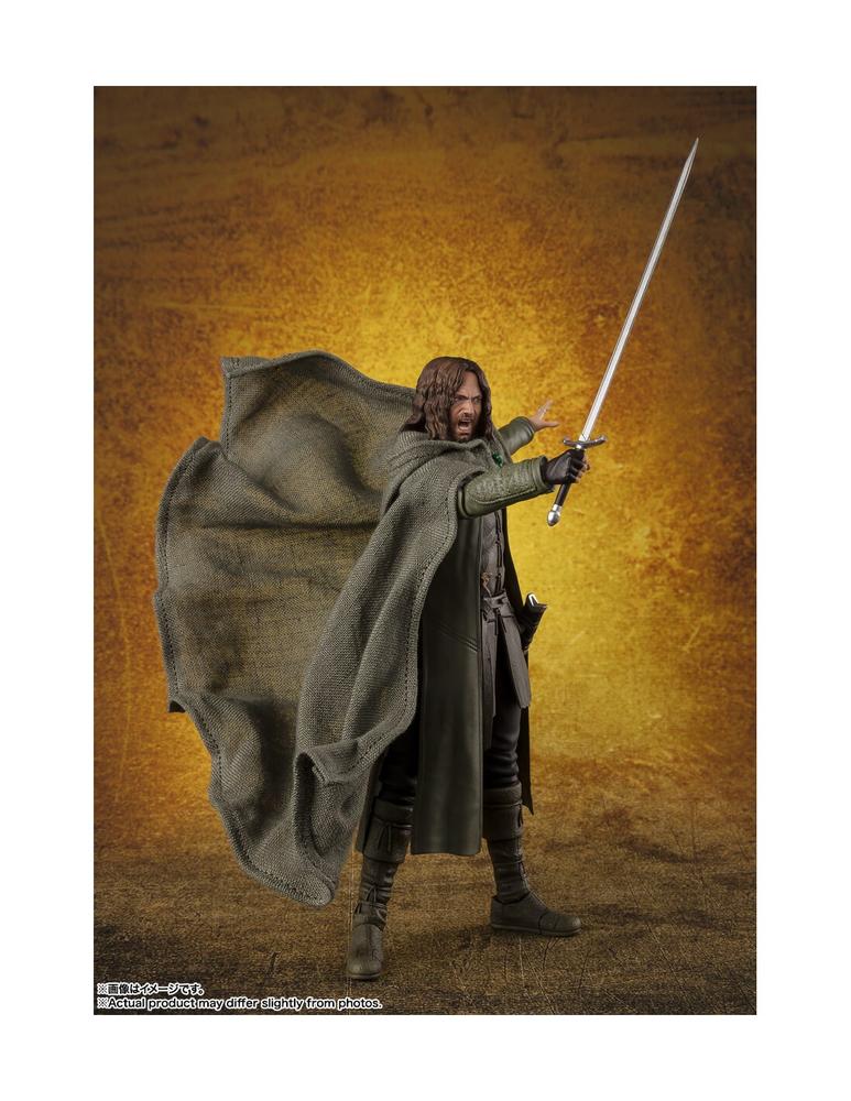Aragorn figura 15 -5 cm the lord of the rings: the fellowship of the ring sh figuarts - Imagen 3