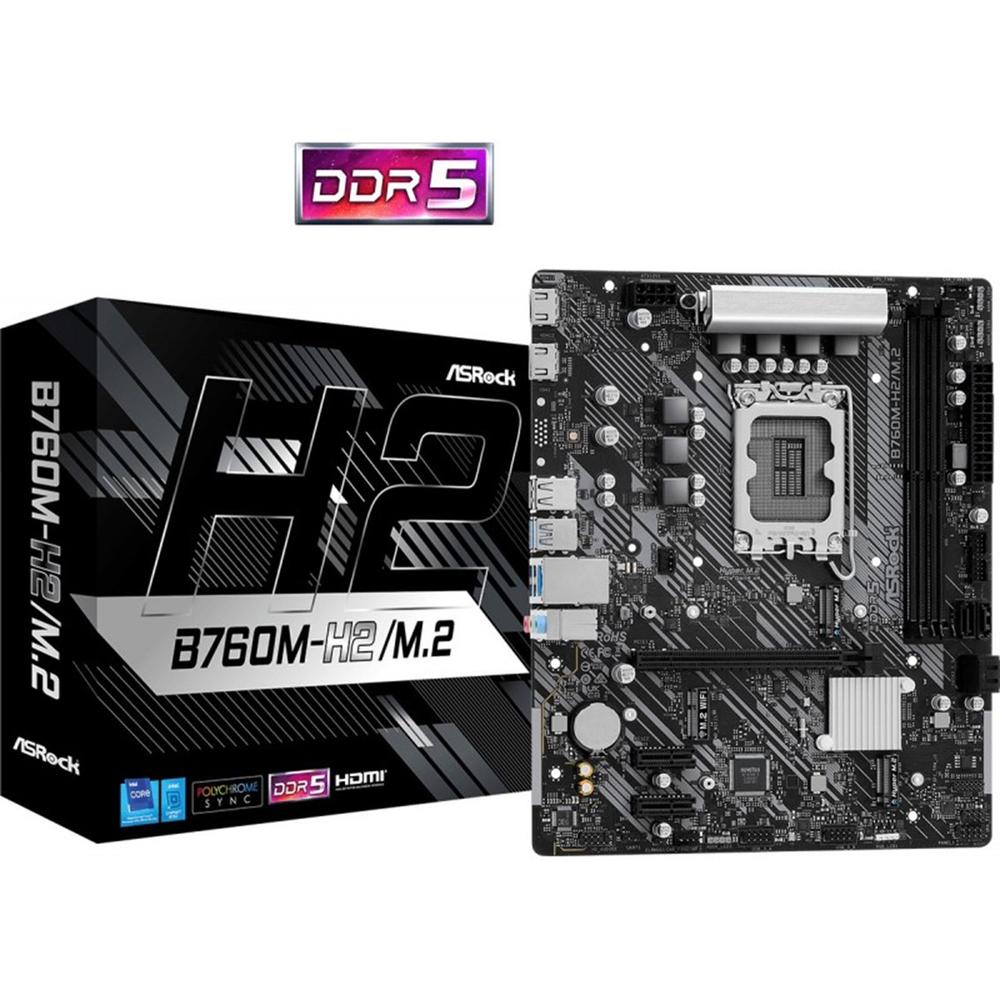 4710483944215 | P/N: 90-MXBN00-A0UAYZ | Cod. Artículo: DSP0000031421 Placa base asrock b760m - h m.2 lga1700 matx