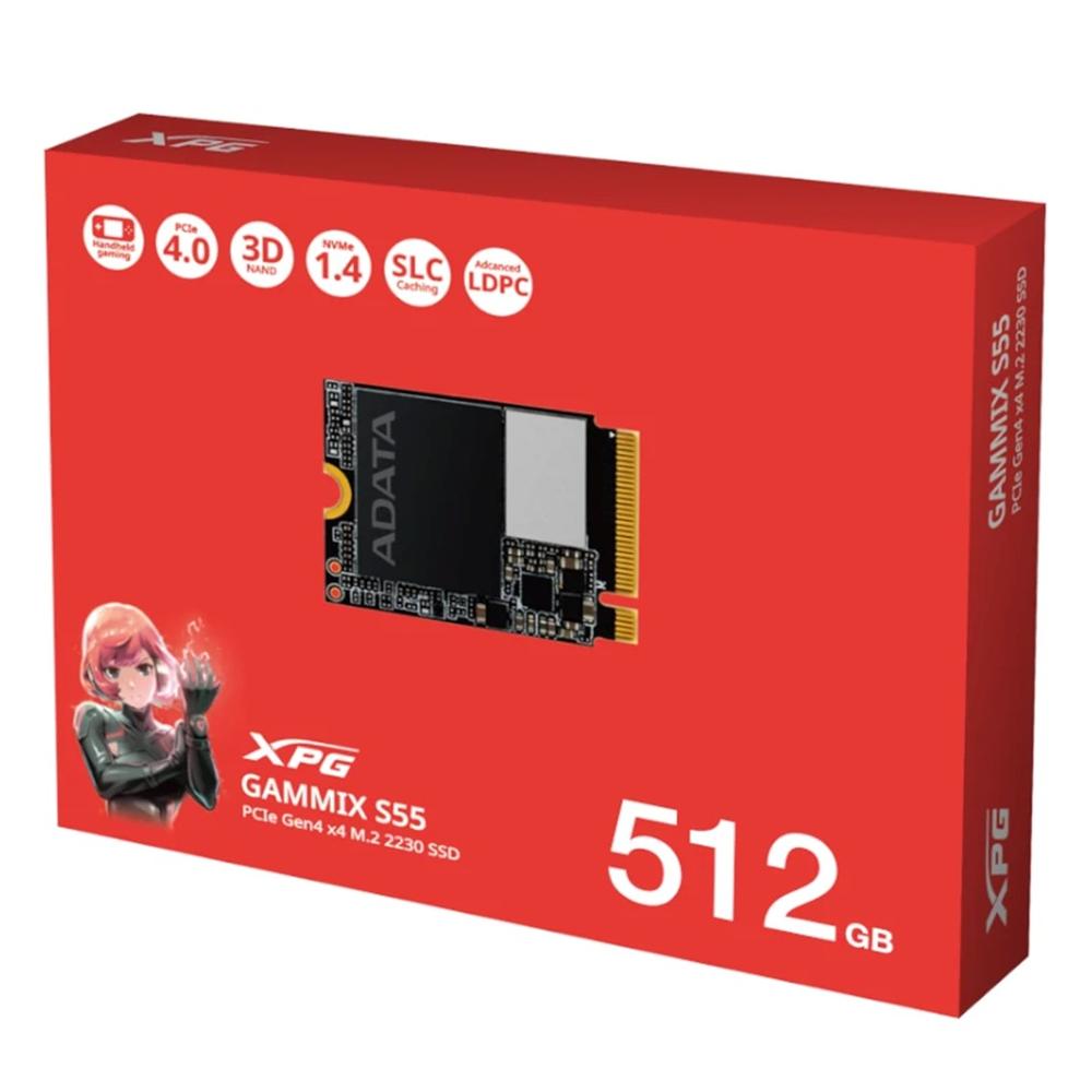 Disco duro interno solido ssd adata xpg gammix s55 512gb m.2 2230 - Imagen 3