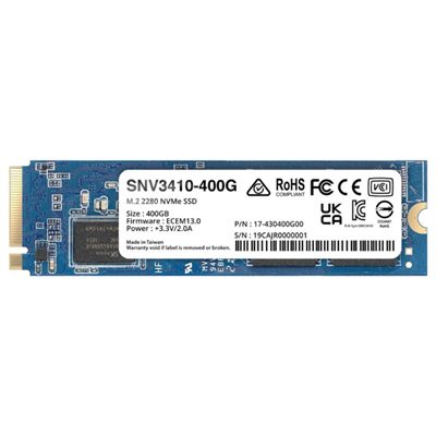 4711174724598 | P/N: SNV3410-400G | Cod. Artículo: DSP0000006732 Disco duro interno ssd synology snv3410 400 gb m.2 pci express 3.0 nvme