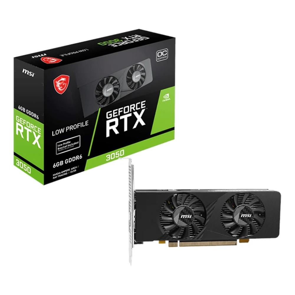 4711377265584 | P/N: 912-V812-213 | Cod. Artículo: DSP0000036810 Tarjeta grafica msi rtx 3050 lp e 6gb oc gddr6 - 2x hdmi - 1x dp