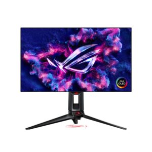 4711387634677 | P/N: 90LM0A20-B01A70 | Cod. Artículo: MGS0000026690 Monitor oled asus pg27aqdp 26.5 pulgadas 2560 x 1440 0.03ms usb hdmi displayport reg. altura