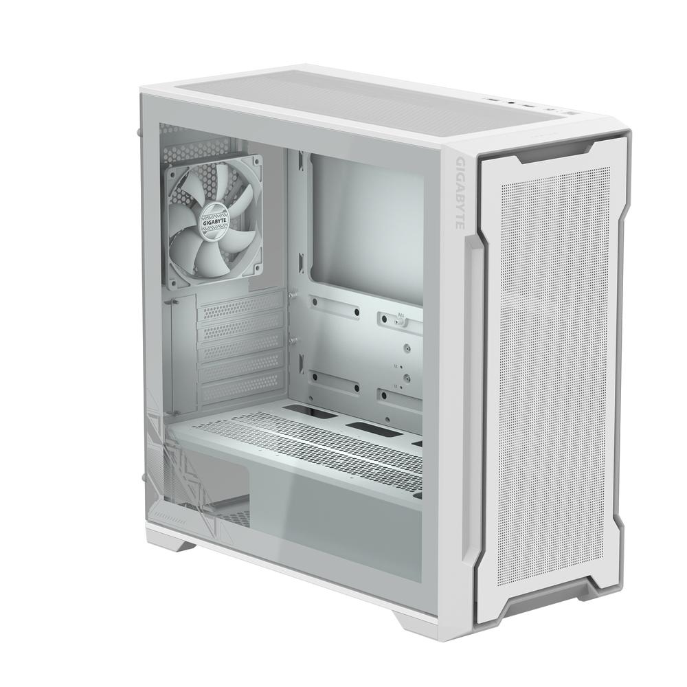 Caja ordenador gaming gigabyte c102 glass matx cristal templado blanca - Imagen 2